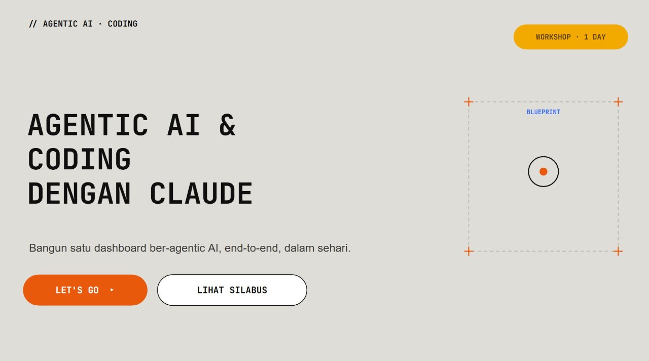 Workshop Agentic AI & Coding dengan Claude